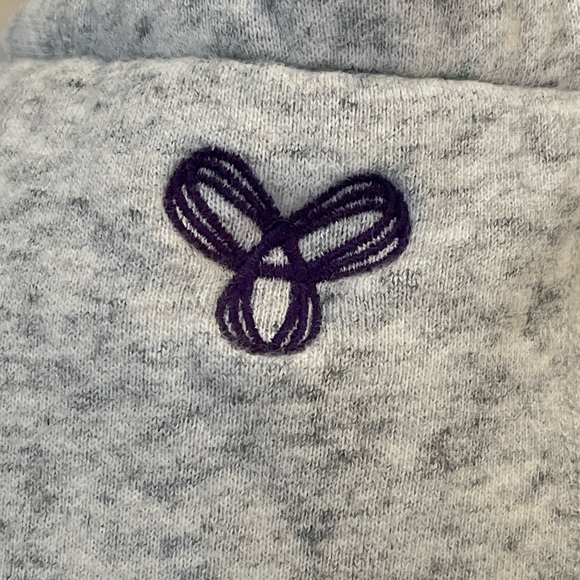 TNA grey & purple hoodie - Picture 4 of 5